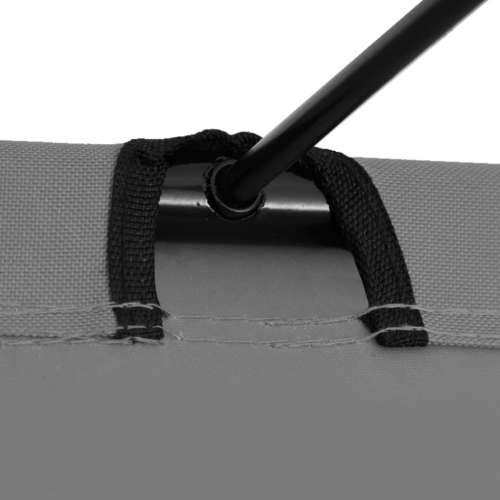 Kreveti za kampiranje 2 kom 180x60x19 cm tkanina i čelik sivi - Siva 2 Cijena
