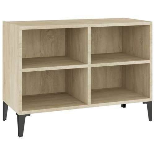 TV ormarić s metalnim nogama boja hrasta sonome 69,5x30x50 cm - sonoma hrast 1 69.5 cm Cijena
