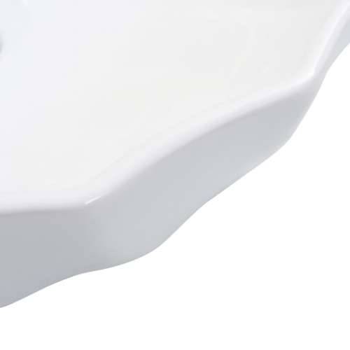 Umivaonik 46 x 17 cm keramički bijeli Cijena