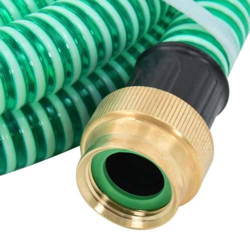 Usisno crijevo s mjedenim priključcima zeleno 1,1 ” 10 m PVC Cijena