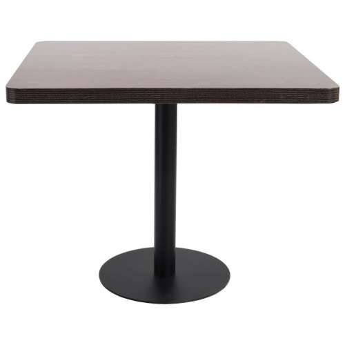 Bistro stol tamnosmeđi 80 x 80 cm MDF Cijena
