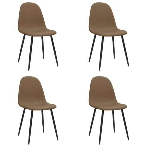 Blagovaonske stolice 4 kom 45x53,5x83cm tamnosmeđe umjetna koža Cijena