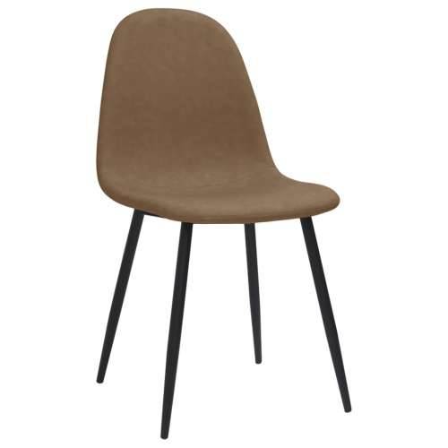 Blagovaonske stolice 4 kom 45x53,5x83cm tamnosmeđe umjetna koža Cijena