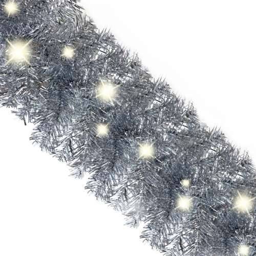 Božićna girlanda s LED svjetlima 10 m srebrna - Srebrno 10 m 1 Cijena
