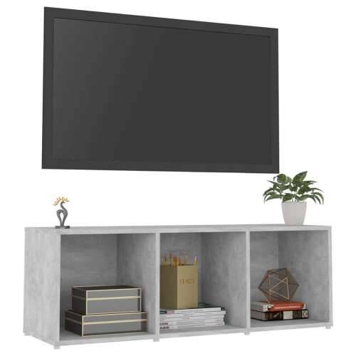 TV ormarić boja betona 107 x 35 x 37 cm od konstruiranog drva - Beton siva 1 37 cm 107 cm Cijena