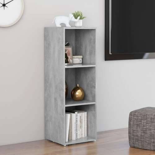 TV ormarić boja betona 107 x 35 x 37 cm od konstruiranog drva - Beton siva 1 37 cm 107 cm Cijena