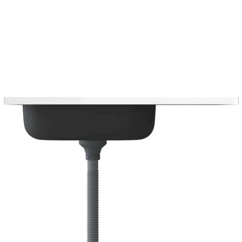 Kuhinjski sudoper s cjedilom srebrni 800 x 500 x 155 mm čelični - 800 x 500 x 155 mm Cijena