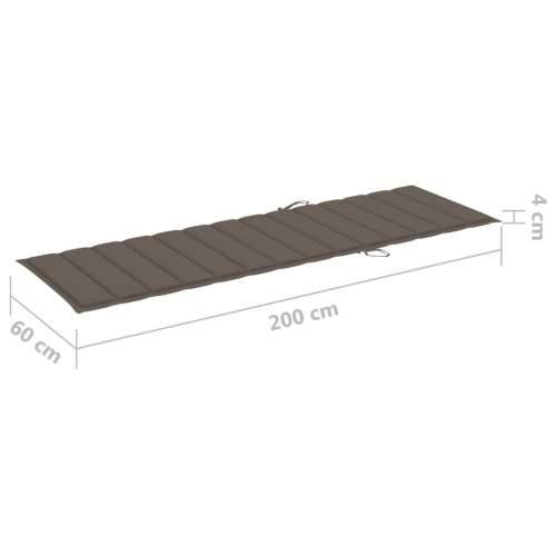 Vrtna ležaljka za 2 osobe s jastucima siva masivno drvo bagrema - Sivo-smeđa 200 x 123 x 85 cm 1 Cijena