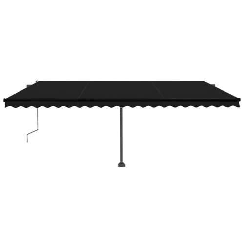 Automatska tenda sa senzorom za vjetar LED 500x350 cm antracit - Antracit 500 x 350 cm 1 Cijena