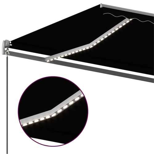 Automatska tenda sa senzorom za vjetar LED 500x350 cm antracit - Antracit 500 x 350 cm 1 Cijena