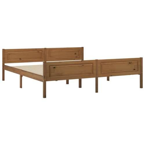 Okvir za krevet od masivne borovine boja meda 180 x 200 cm - boja meda 180 x 200 cm Cijena