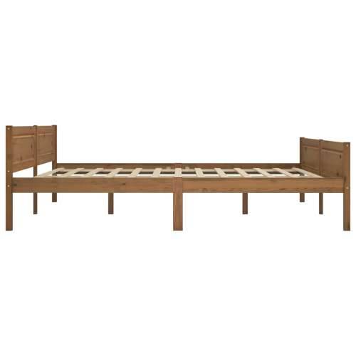 Okvir za krevet od masivne borovine boja meda 180 x 200 cm - boja meda 180 x 200 cm Cijena