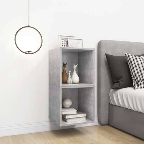 Zidni ormarići 2 kom boja betona 37x37x37 cm konstruirano drvo - Beton siva 2 1 Cijena