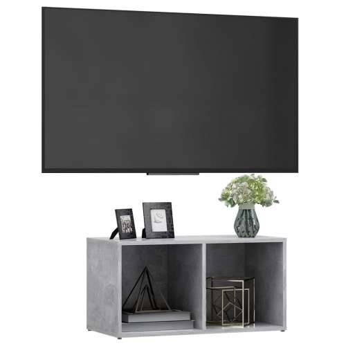 TV ormarić boja betona 72 x 35 x 36,5 cm od konstruiranog drva - Beton siva 1 36.5 cm 72 cm Cijena