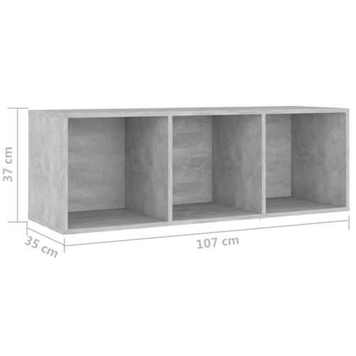 TV ormarići 2kom siva boja betona 107x35x37cm konstruirano drvo - Beton siva 107 x 35 x 37 cm 1 Cijena
