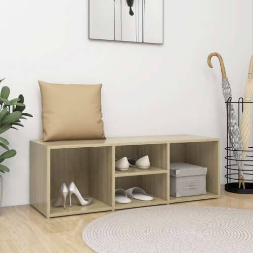 Klupa za cipele boja hrasta 105 x 35 x 35 cm konstruirano drvo - sonoma hrast 1 Cijena