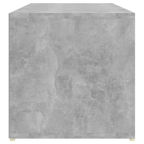 Klupa za spremanje obuće siva boja betona 105x35x35 cm drvena - Beton siva 1 Cijena