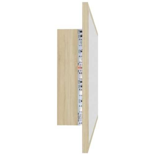 LED kupaonsko ogledalo boja hrasta sonome 80x8,5x37 cm akrilno - sonoma hrast 1 Cijena