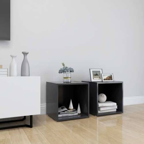 TV ormarići 2 kom sivi 37 x 35 x 37 cm konstruirano drvo - Siva 2 Cijena