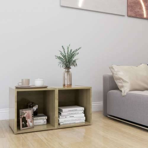 TV ormarići 2 kom boja hrasta 37 x 35 x 37 cm konstruirano drvo - sonoma hrast 2 Cijena