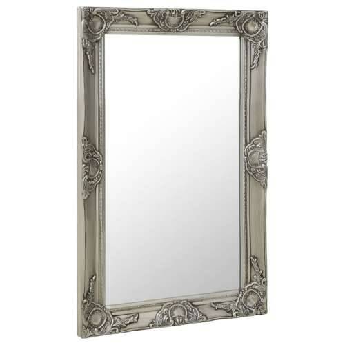 Zidno ogledalo u baroknom stilu 50 x 80 cm srebrno Cijena