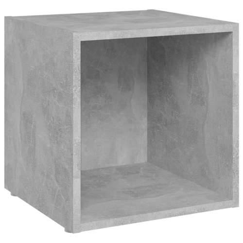 TV ormarići 2 kom boja betona 37 x 35 x 37 cm konstruirano drvo - Beton siva 2 Cijena