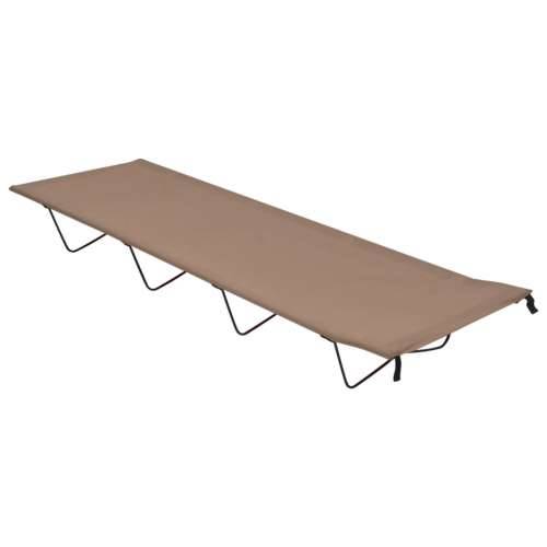 Kreveti za kampiranje 2kom 180x60x19cm tkanina/čelik smeđe-sivi - Sivo-smeđa 2 Cijena