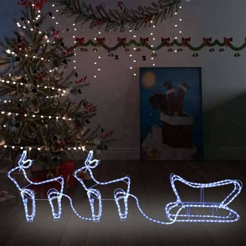 Ukrasni božićni sobovi i sanjke vanjski s 576 LED žarulja Cijena