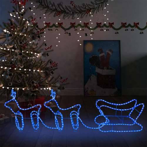 Ukrasni božićni sob i sanjke vanjski s 576 LED žarulja Cijena