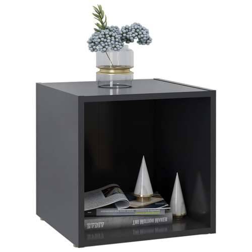 TV ormarić sivi 37 x 35 x 37 cm konstruirano drvo - Siva 1 Cijena