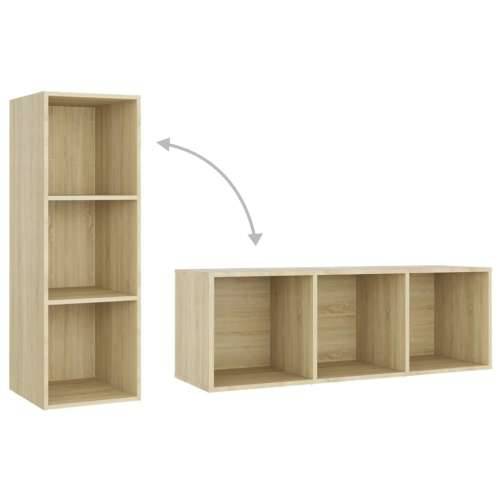 TV ormarići 2 kom boja hrasta 107x35x37 cm konstruirano drvo - sonoma hrast 107 x 35 x 37 cm 1 Cijena