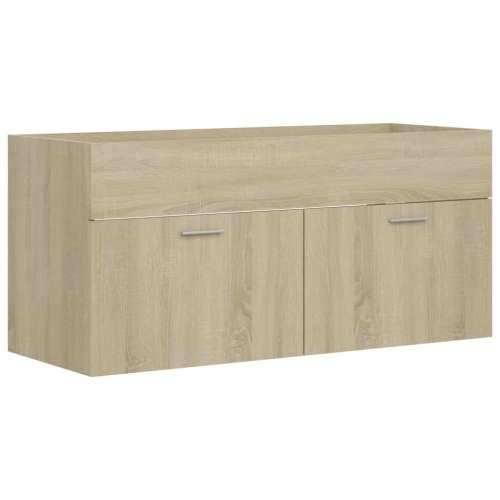 Ormarić za Lavabo - Umivaonik boja hrasta sonome 100x38,5x46 cm drveni - sonoma hrast 100 x 38.5 x 46 cm 1 Cijena