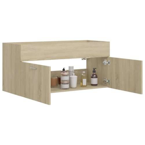 Ormarić za Lavabo - Umivaonik boja hrasta sonome 100x38,5x46 cm drveni - sonoma hrast 100 x 38.5 x 46 cm 1 Cijena