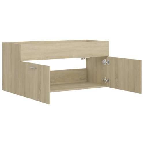 Ormarić za Lavabo - Umivaonik boja hrasta sonome 100x38,5x46 cm drveni - sonoma hrast 100 x 38.5 x 46 cm 1 Cijena