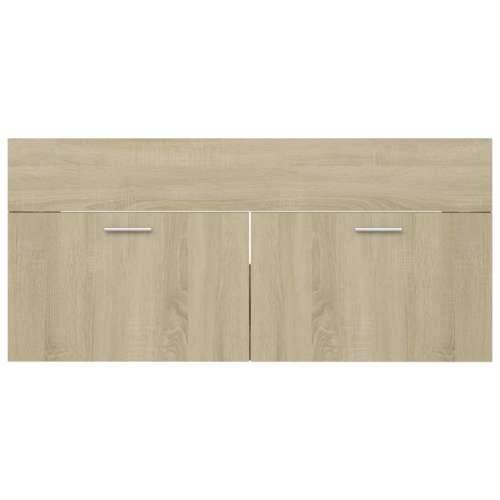 Ormarić za Lavabo - Umivaonik boja hrasta sonome 100x38,5x46 cm drveni - sonoma hrast 100 x 38.5 x 46 cm 1 Cijena