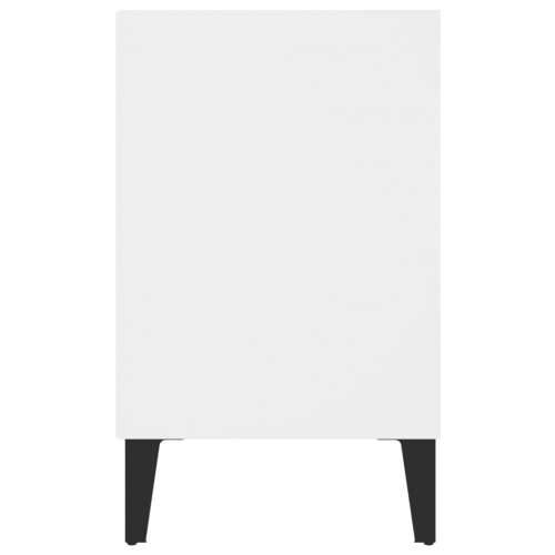 TV ormarić s metalnim nogama bijeli 103,5 x 30 x 50 cm - Bijela 1 103.5 cm Cijena