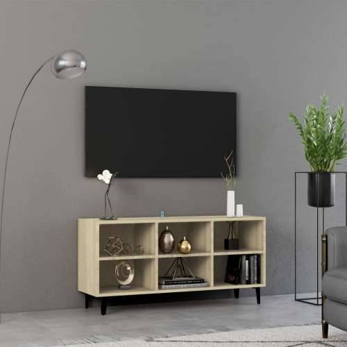 TV ormarić s metalnim nogama boja hrasta sonome 103,5x30x50 cm - sonoma hrast 1 103.5 cm Cijena