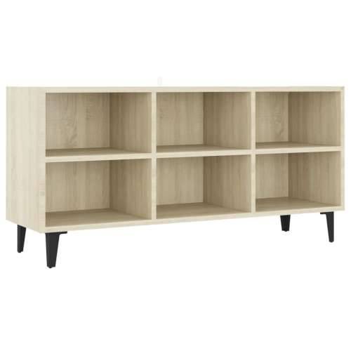 TV ormarić s metalnim nogama boja hrasta sonome 103,5x30x50 cm - sonoma hrast 1 103.5 cm Cijena