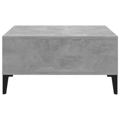 Stolić za kavu siva boja betona 60x60x30 cm konstruirano drvo - Beton siva 1 Cijena