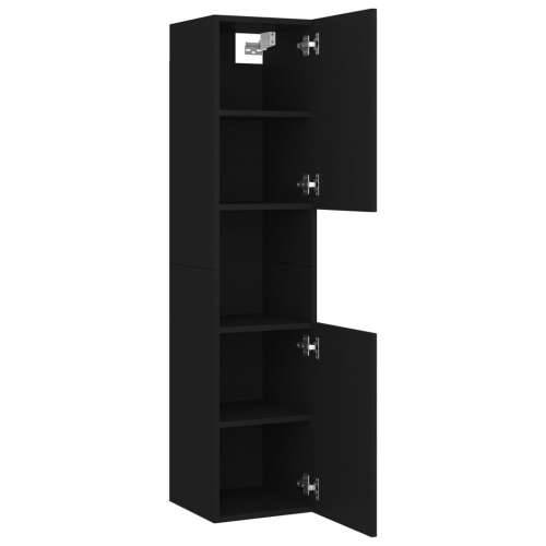 Set kupaonskog namještaja od iverice crni - Crna 41 x 38.5 x 46 cm 1 Cijena