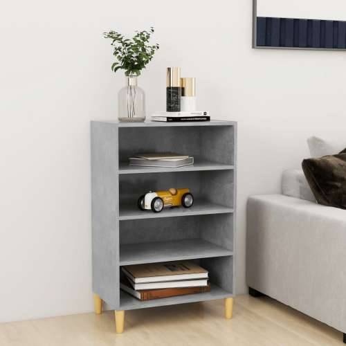 Komoda siva boja betona 57 x 35 x 90 cm od konstruiranog drva - Beton siva 1 Cijena