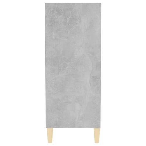Komoda siva boja betona 57 x 35 x 90 cm od konstruiranog drva - Beton siva 1 Cijena