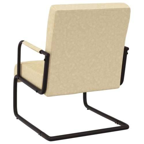 Konzolna stolica od umjetne kože krem Cijena