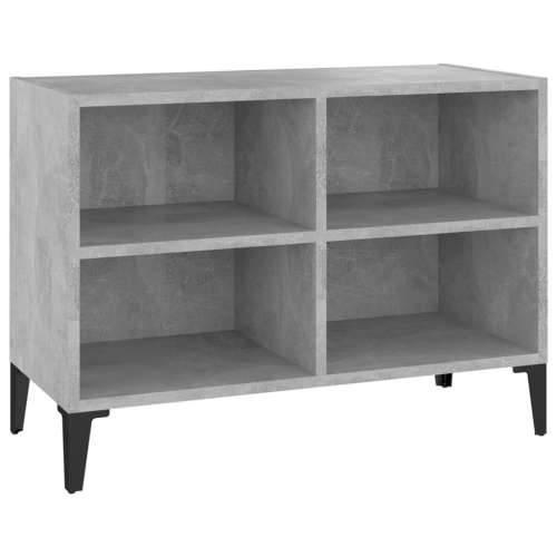 TV ormarić s metalnim nogama siva boja betona 69,5 x 30 x 50 cm - Beton siva 1 69.5 cm Cijena