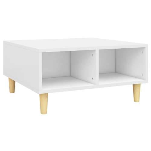 Stolić za kavu bijeli 60 x 60 x 30 cm od iverice - Bijela 1 Cijena