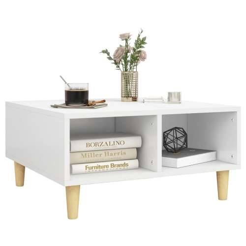 Stolić za kavu bijeli 60 x 60 x 30 cm od iverice - Bijela 1 Cijena