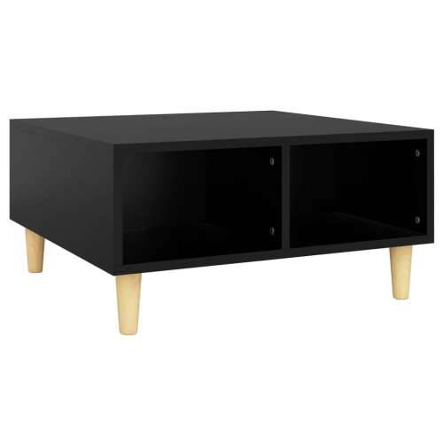 Stolić za kavu crni 60 x 60 x 30 cm od iverice - Crna 1 Cijena