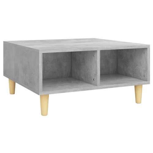 Stolić za kavu siva boja betona 60x60x30 cm konstruirano drvo - Beton siva 1 Cijena