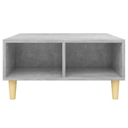 Stolić za kavu siva boja betona 60x60x30 cm konstruirano drvo - Beton siva 1 Cijena