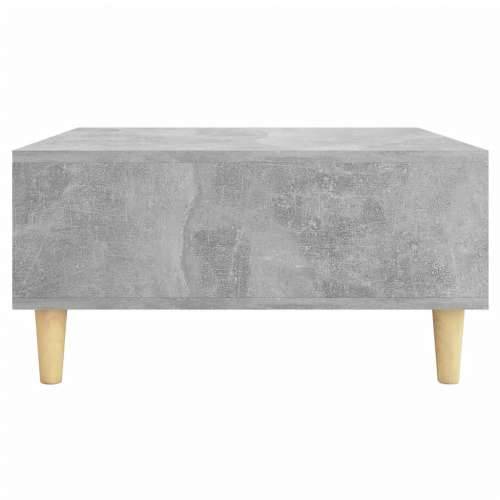 Stolić za kavu siva boja betona 60x60x30 cm konstruirano drvo - Beton siva 1 Cijena